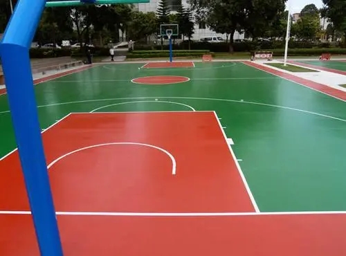 邢台户外厂区球场翻新，地坪翻新修补工作